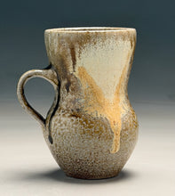 Load image into Gallery viewer, Gourd Mug in Ash & Yellow Matte, 5"h (Silas Bradley)