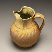 Load image into Gallery viewer, Combed Pitcher in Yellow Matte, 7.5"h (Tableware Collection)