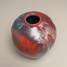 Load image into Gallery viewer, Melon Egg Vase in Chinese Blue, 5"h (Ben Owen III)