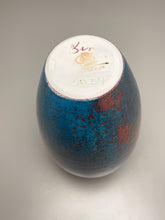 Load image into Gallery viewer, Egg Vase #2 in Chinese Blue, 8"h (Ben Owen III)