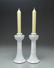 Load image into Gallery viewer, Candlesticks in Dogwood White, 12.75"h (Ben Owen III)