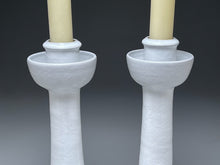 Load image into Gallery viewer, Candlesticks in Dogwood White, 12.75"h (Ben Owen III)