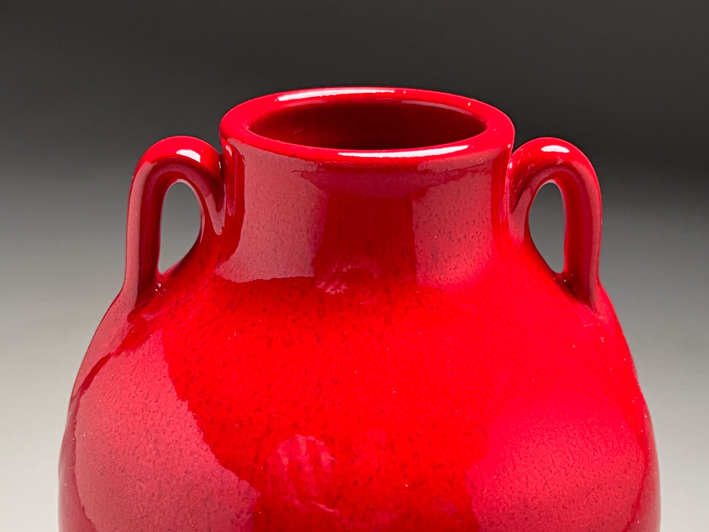 Tang Vase in Chinese Red, 8.25