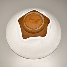 Load image into Gallery viewer, Flair Bowl in Dogwood White 8"dia. (Benjamin Owen IV)
