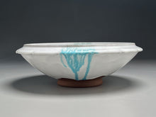 Load image into Gallery viewer, Ming Bowl in Dogwood White with Blue Accents, 12.25"dia. (Ben Owen III)