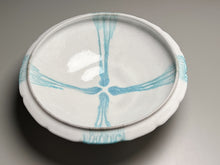 Load image into Gallery viewer, Ming Bowl in Dogwood White with Blue Accents, 12.25"dia. (Ben Owen III)