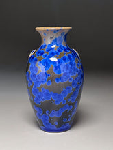 Load image into Gallery viewer, Dogwood Vase in Cobalt Crystalline, 8.5"h (Ben Owen III)