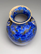 Load image into Gallery viewer, Dogwood Vase in Cobalt Crystalline, 8.5"h (Ben Owen III)