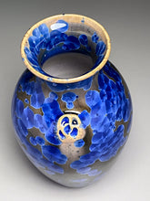 Load image into Gallery viewer, Dogwood Vase in Cobalt Crystalline, 8.5"h (Ben Owen III)