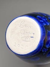Load image into Gallery viewer, Dogwood Vase in Cobalt Crystalline, 8.5"h (Ben Owen III)