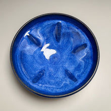 Load image into Gallery viewer, Ribbed Serving Bowl in Opal Blue, 11.75"dia. (Ben Owen III)