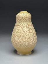 Load image into Gallery viewer, Gourd Vase #2 in Stardust Yellow, 9"h (Ben Owen III)