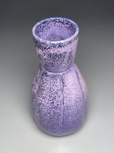 Load image into Gallery viewer, Hourglass Melon Flower Vase in Nebular Purple, 12.25"h (Ben Owen III)