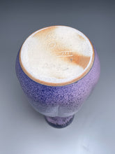 Load image into Gallery viewer, Hourglass Melon Flower Vase in Nebular Purple, 12.25"h (Ben Owen III)