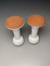 Load image into Gallery viewer, Candlesticks in Dogwood White, 10"h (Ben Owen III)