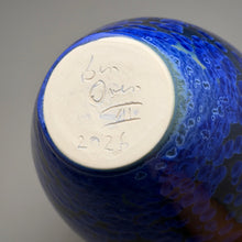 Load image into Gallery viewer, Egg Vase #3 in Cobalt Crystalline, 11.25"h (Ben Owen III)