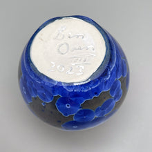 Load image into Gallery viewer, Miniature Genie Bottle in Cobalt Crystalline , 4.25"h (Ben Owen III)