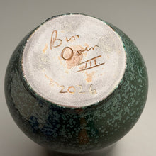 Load image into Gallery viewer, Gourd Flower Vase in Patina Green, 8.75"h (Ben Owen III)