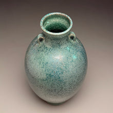 Load image into Gallery viewer, Two-Handled Vase with Combed Lines in Patina Green, 15.5"h (Ben Owen III)