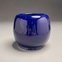 Load image into Gallery viewer, Carved Flower Vase #2 in Cobalt Blue, 5.25"h (Bryan Pulliam)
