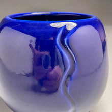 Load image into Gallery viewer, Carved Flower Vase #2 in Cobalt Blue, 5.25"h (Bryan Pulliam)