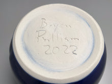 Load image into Gallery viewer, Carved Flower Vase #2 in Cobalt Blue, 5.25"h (Bryan Pulliam)