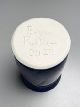 Load image into Gallery viewer, Carved Flower Vase #1 in Cobalt Blue, 6"h (Bryan Pulliam)