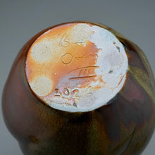 Load image into Gallery viewer, Melon Hourglass Flower Vase in Copper Penny, 13"h (Ben Owen III)