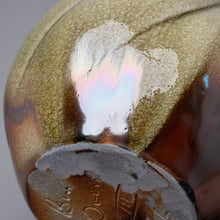 Load image into Gallery viewer, Melon Hourglass Flower Vase in Copper Penny, 13"h (Ben Owen III)