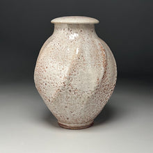 Load image into Gallery viewer, Covered Jar in Spotted Shino, 10.75"h (Ben Owen III)
