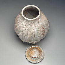 Load image into Gallery viewer, Covered Jar in Spotted Shino, 10.75"h (Ben Owen III)