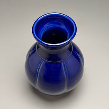 Load image into Gallery viewer, Melon Han Vase in Cobalt Blue, 8.25"h (Ben Owen III)