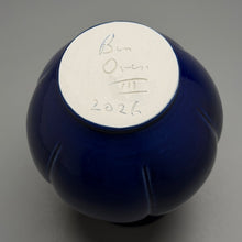 Load image into Gallery viewer, Melon Han Vase in Cobalt Blue, 8.25"h (Ben Owen III)