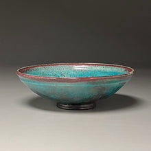 Load image into Gallery viewer, Flair Bowl in Chinese Blue, 8"dia. (Ben Owen III)