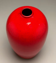 Load image into Gallery viewer, Egg Vase in Chinese Red, 8.75"h (Ben Owen III)