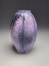 Load image into Gallery viewer, Melon Flower Vase in Nebular Purple, 11"h (Ben Owen III)