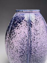 Load image into Gallery viewer, Melon Flower Vase in Nebular Purple, 11"h (Ben Owen III)