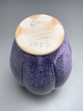 Load image into Gallery viewer, Melon Flower Vase in Nebular Purple, 11"h (Ben Owen III)