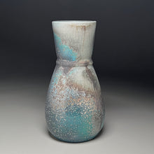 Load image into Gallery viewer, Hourglass Vase in Patina Blue-Green, 11.5"h (Ben Owen III)
