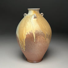 Load image into Gallery viewer, Combed Edo Jar in Multi-Layer Glazes, 11.25"h (Ben Owen III)