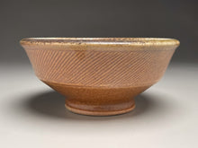 Load image into Gallery viewer, Serving Bowl with Combed Lines in Copper Penny, 7.25"dia. (Tableware Collection)