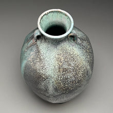 Load image into Gallery viewer, Ribbed Two-Handled Vase in Patina Green, 11.75"h (Ben Owen III)