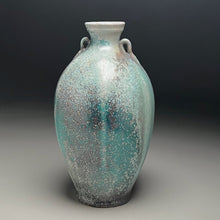 Load image into Gallery viewer, Ribbed Two-Handled Vase in Patina Green, 11.75"h (Ben Owen III)