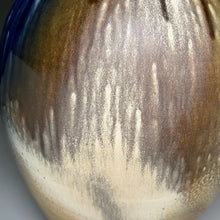 Load image into Gallery viewer, Bottle in Multi-Layered Glaze with Cobalt, 26"h (Ben Owen III)