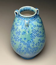 Load image into Gallery viewer, Edo Jar in Turquoise Crystalline, 8.75"h (Ben Owen III)