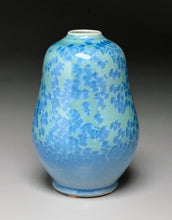 Load image into Gallery viewer, Gourd Vase in Turquoise Crystalline, 6"h (Ben Owen III)