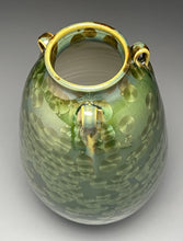 Load image into Gallery viewer, Edo Jar in Lily Pad Green Crystalline, 11"h (Ben Owen III)