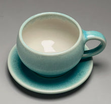 Load image into Gallery viewer, Cup and Saucer Set #1 in Blue Frost, (Ben Owen III)