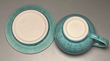 Load image into Gallery viewer, Cup and Saucer Set #2 in Blue Frost, (Ben Owen III)