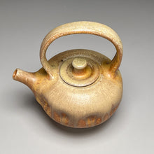 Load image into Gallery viewer, Dimpled Teapot in Pumpkin and Natural Ash, 7"h (Ben Owen III)